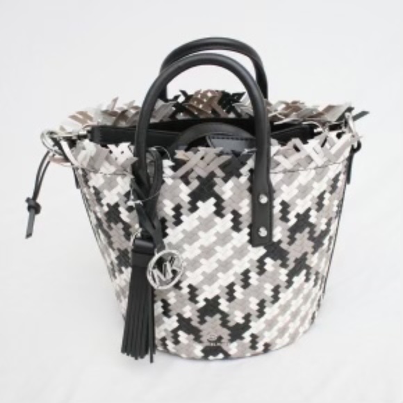 Michael Michael Kors Marley Medium Leather Bucket Messenger Bag - Picture 3 of 4